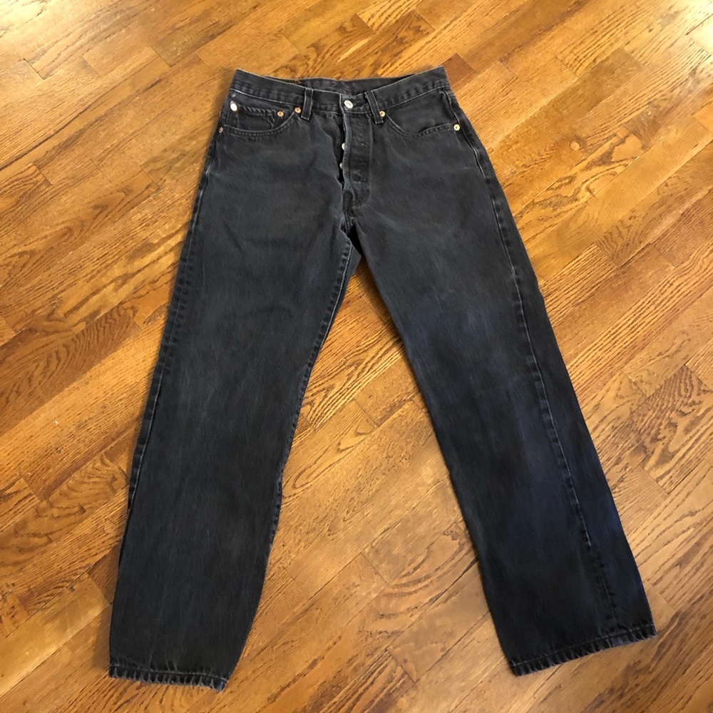Levi's Men's Straight Jeans - Dark Gray